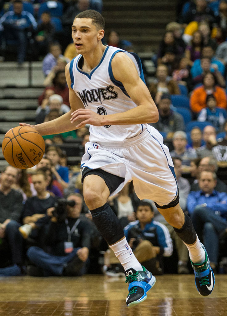 Zach LaVine wearing NIKEiD KD VII 7 (3)