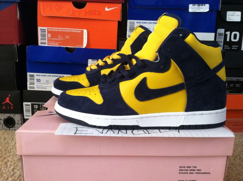 Spotlight // Pickups of the Week April 21, 2013 - Nike SB Dunk High Pro Michigan by evangelo