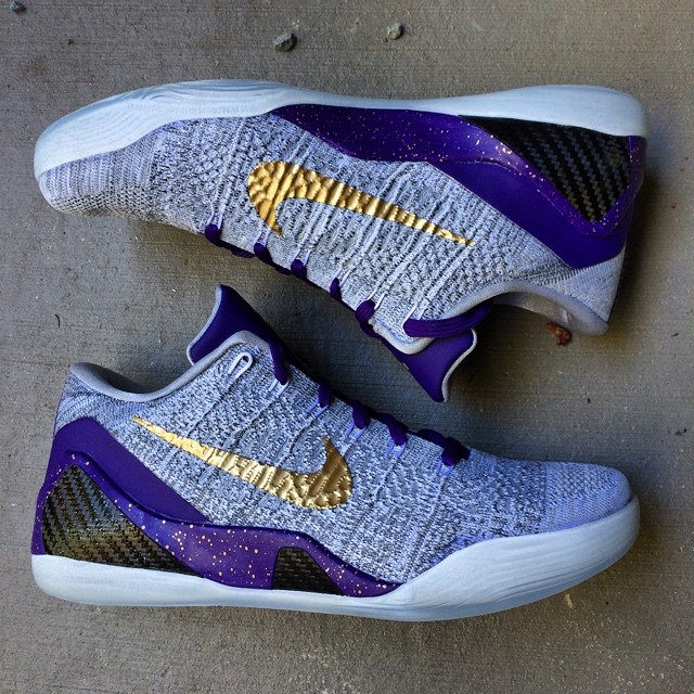 NIKEiD Kobe IX 9 Elite Low Lakers