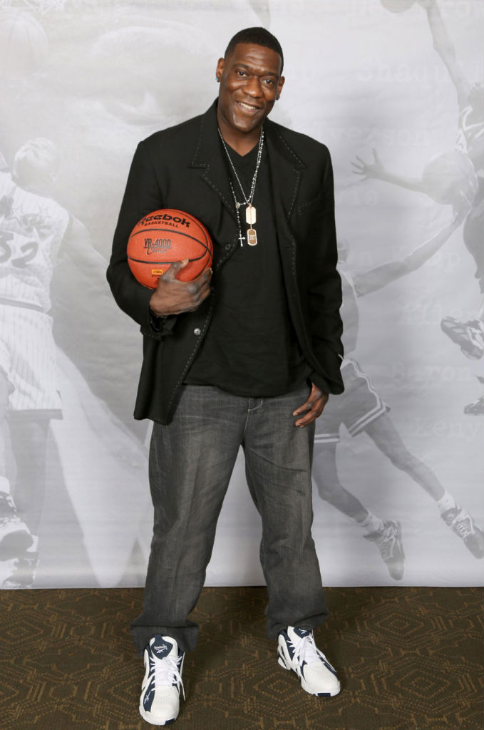 Shawn Kemp Attends Reebok Kamikaze II Re-Launch In Houston (2)