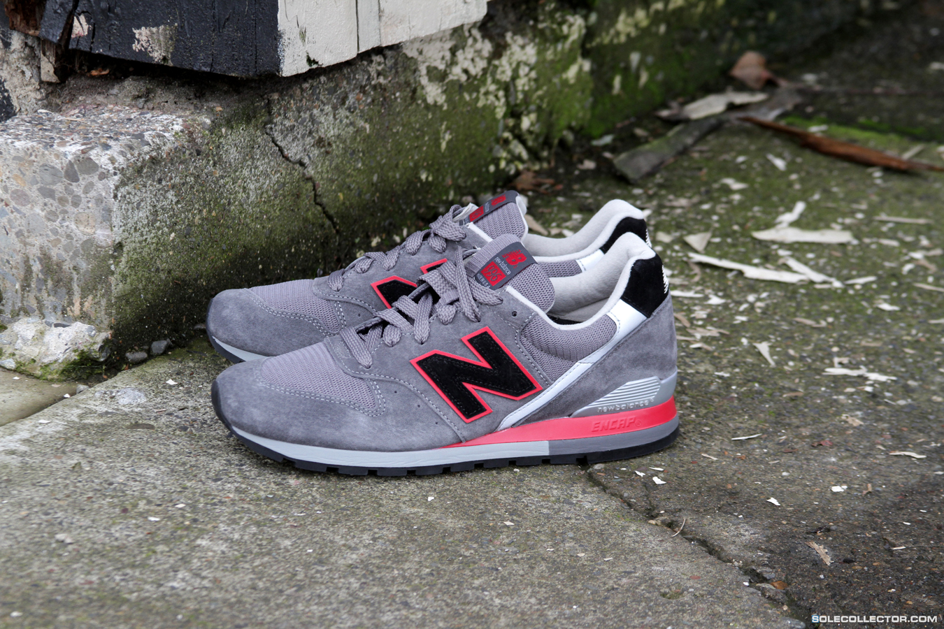 New balance 996 black grey clearance red