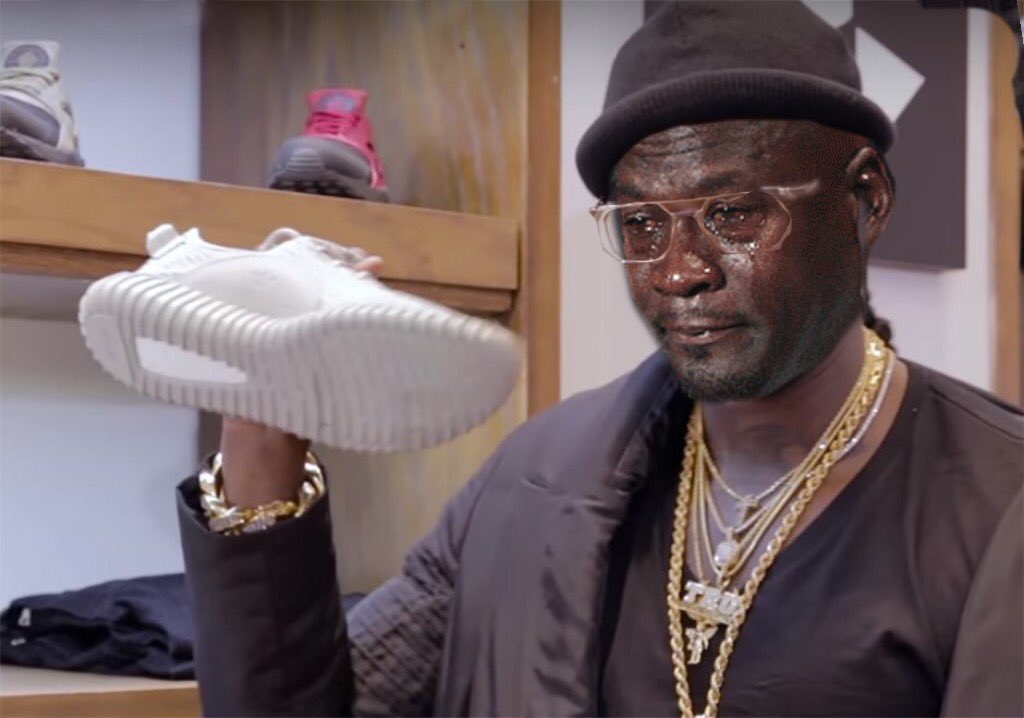 Best Michael Jordan Crying Sneaker Memes: 2 Chainz with Yeezys