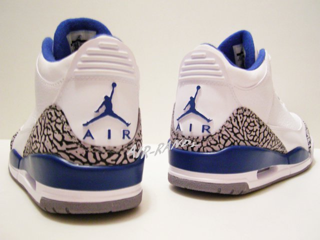 Air Jordan Retro 3 White True Blue 136064-104