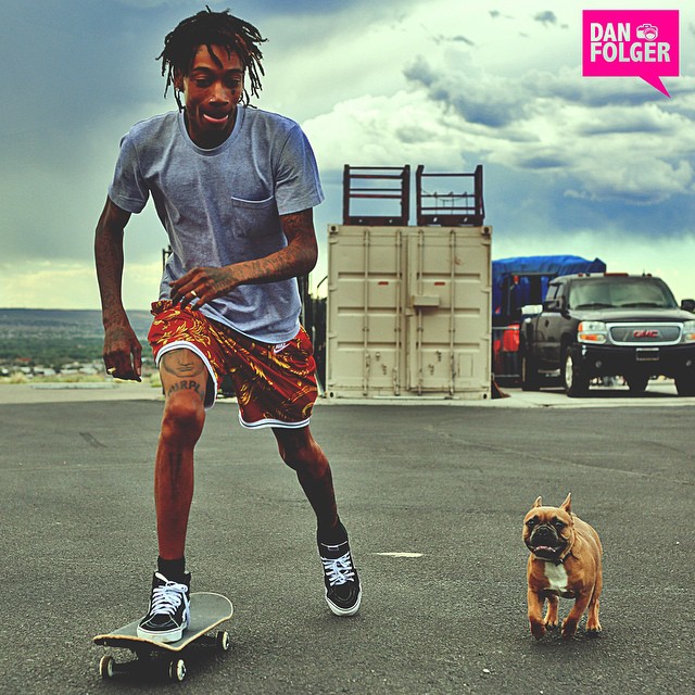 Wiz Khalifa wearing Vans Sk8-Hi