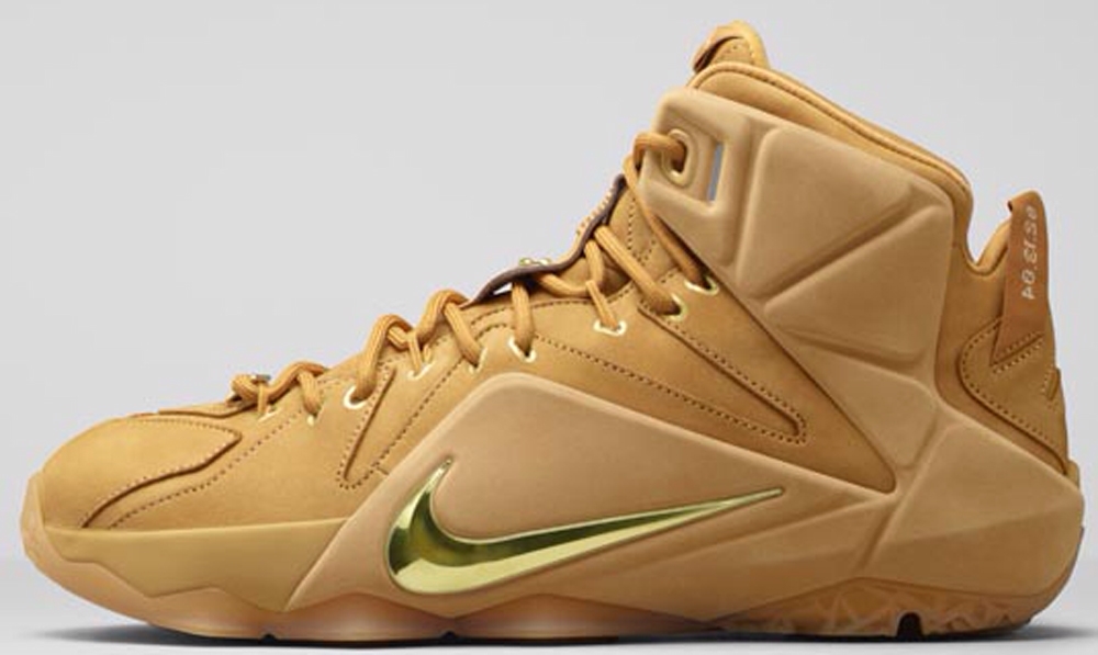 nike lebron 12 ext wheat