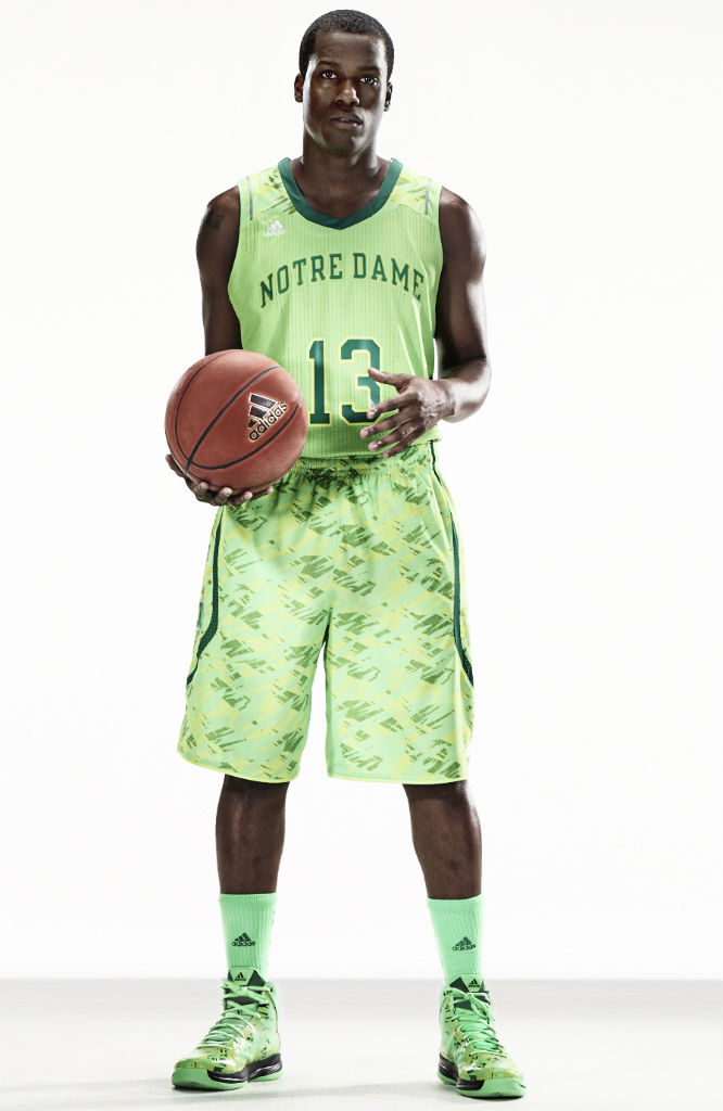 adidas Unveils adizero NCAA Basketball Uniforms For Six Teams - Notre Dame Fighting Irish
