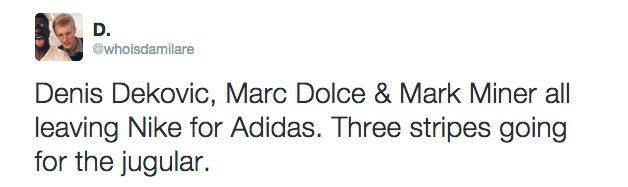Twitter Reacts to Nike Designers Leaving for adidas (13)