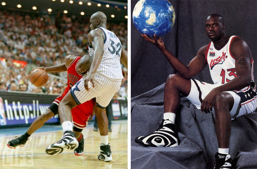 Шакил онил размер. Shaquille o'Neal кроссовки. Shaquille o'Neal Reebok.