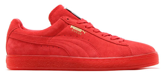 puma suede full red