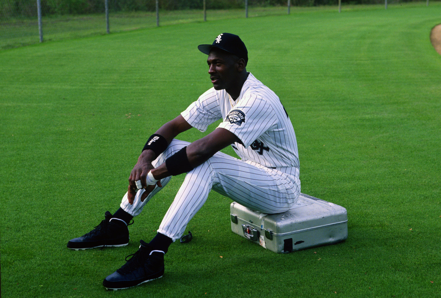 Flashback // Michael Jordan in the Air Jordan IX PE Baseball Cleat ...