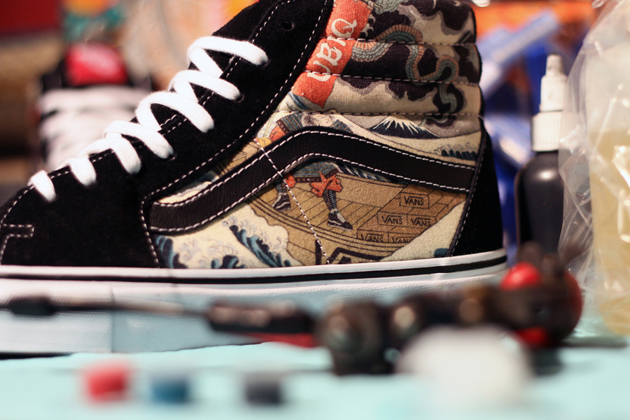 UBIQ x Vans Vault Three Tides Tattoo details