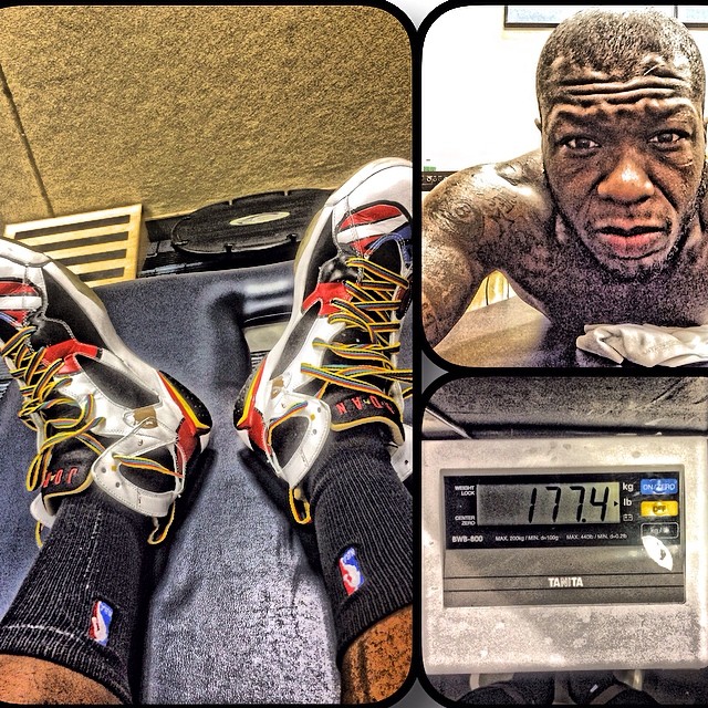 Nate Robinson wearing Air Jordan 7 Miro