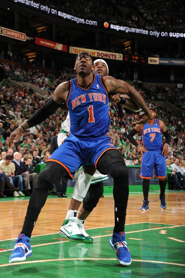 Amar'e Stoudemire wearing the Nike Zoom Huarache Trainer