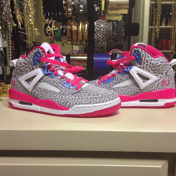 Stephen Jackson's Jordan Spizikes // Elephant/Pink