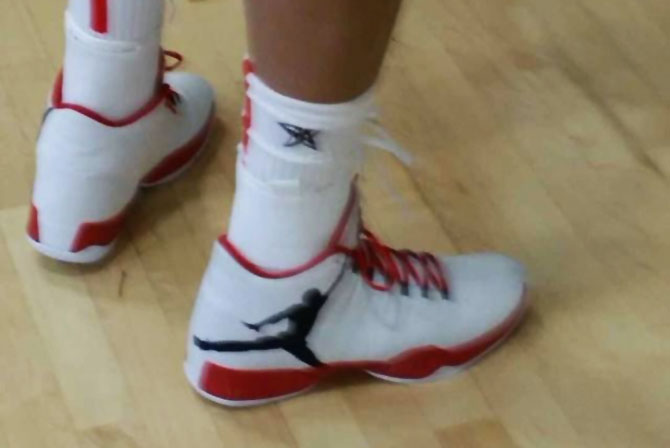 Maya Moore wearing Air Jordan XX9 29 USA PE