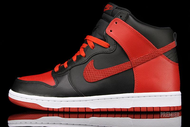 nike dunk high j pack red