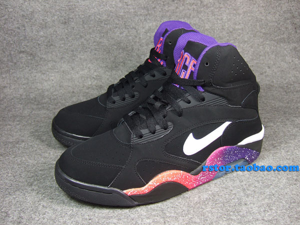 Nike Air Force 180 High Black Court Purple Rave Pink White 537330-017 (5)