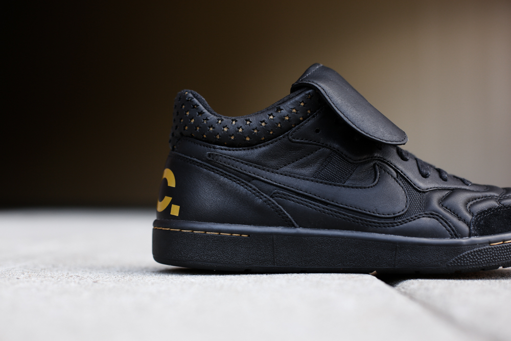 Nike Tiempo 94 Mid 'F.C.' in Black/Metallic Gold | Complex