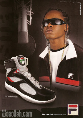 hurricane chris fila shoes