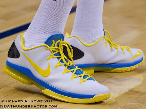 Nike KD V Elite White Blue Yellow (1)