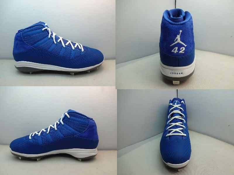 Jordan 6 Rings Jackie Robinson Day PE Cleats (1)