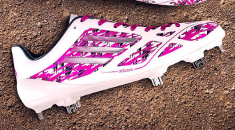 purple adidas baseball cleats