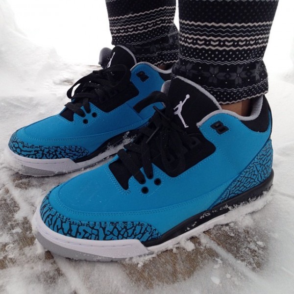 Air Jordan 3 Retro GS - Powder Blue 