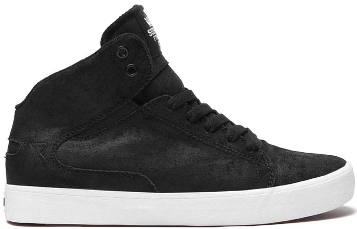 Supra Society Mid Shoes Terry Kennedy Black White (3)