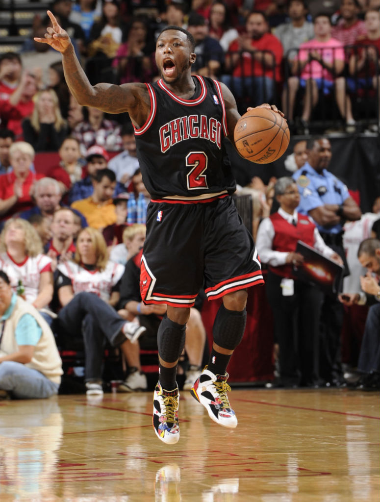 Nate Robinson Wears Air Jordan 7 \