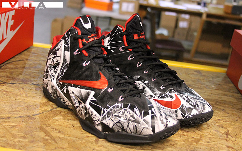 Nike LeBron 11 Tagged in Graffiti | Complex