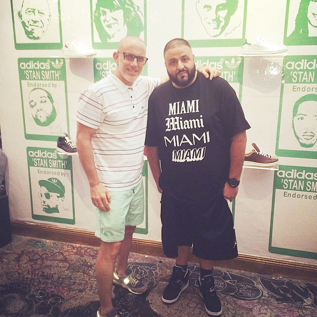 DJ Khaled wearing Air Jordan V 5 Oreo