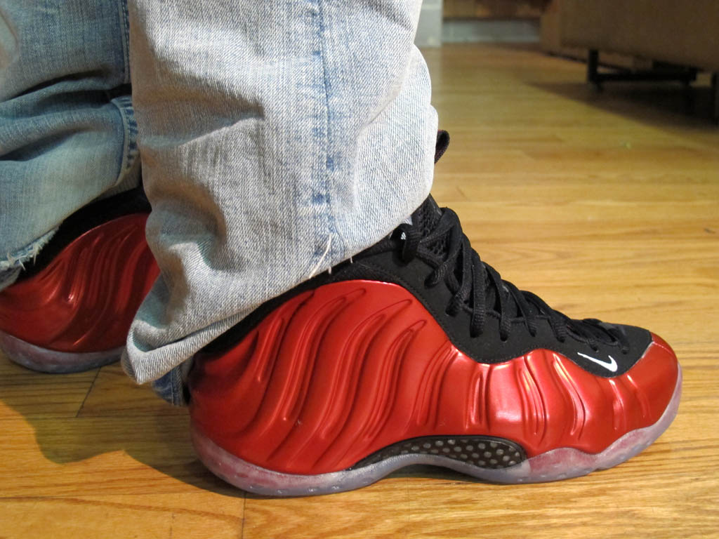 Nike Air Foamposite One Varsity Red White Black Sole Collector
