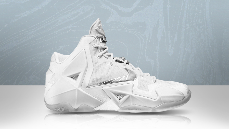 all white lebron 11