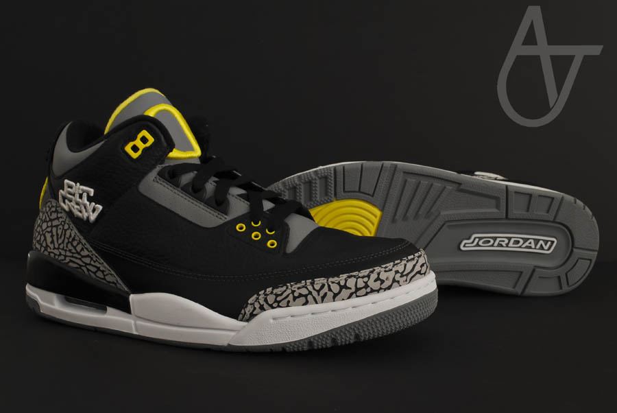 Air Jordan Retro 3 - Oregon Ducks Pit Crew Away (7)