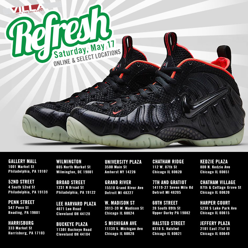 sneaker villa foamposite