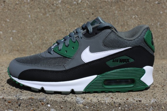 air max green and grey