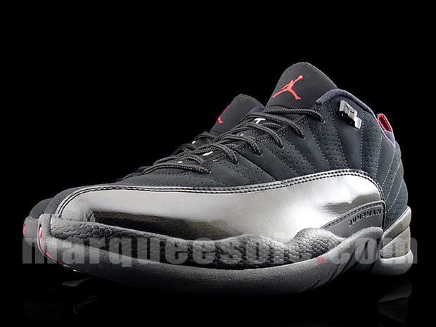 Air Jordan Retro 12 Low Black Patent 308317-001