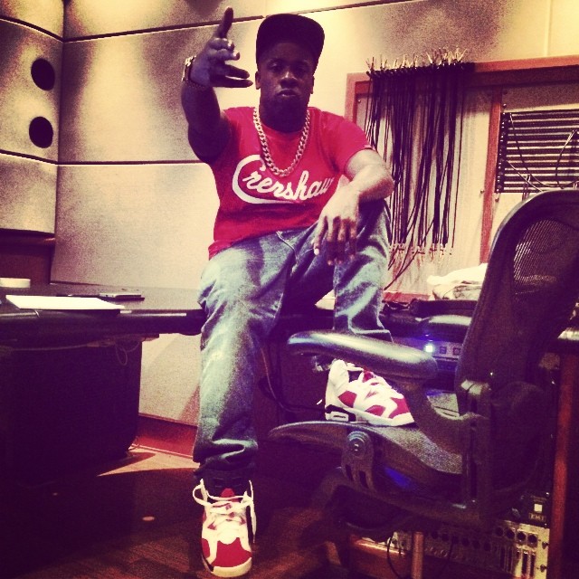 Yo Gotti wearing Air Jordan VI 6 Carmine