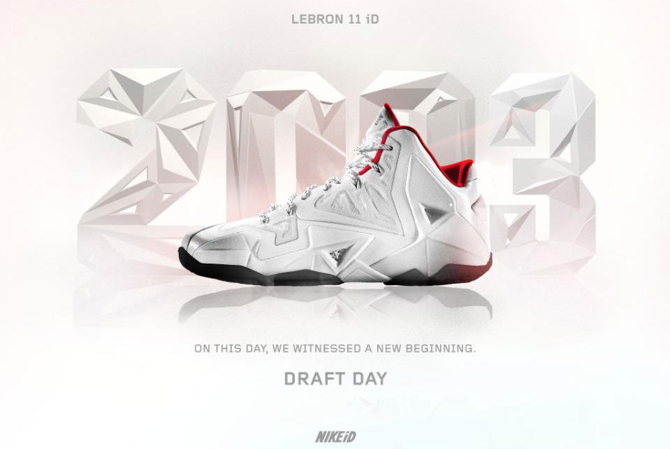 NIKEiD Concept // LeBron 11 'Draft Day' 2003 (1)