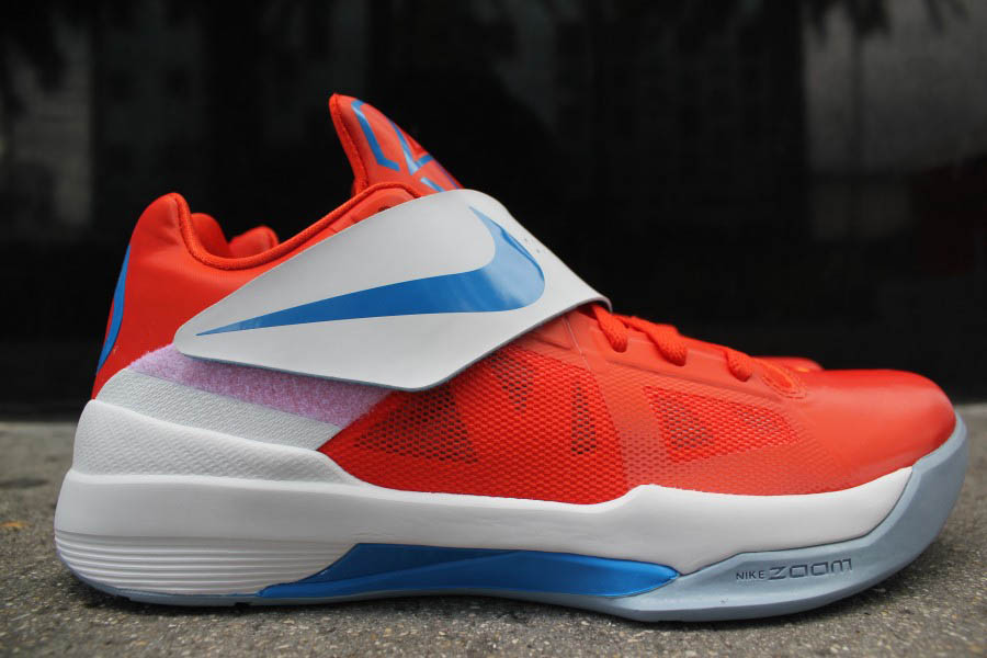 Nike Zoom KD IV Team Orange Photo Blue White 473679-800 (1)