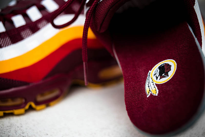 Nike Air Max 95 No-Sew Washington Redskins (6)