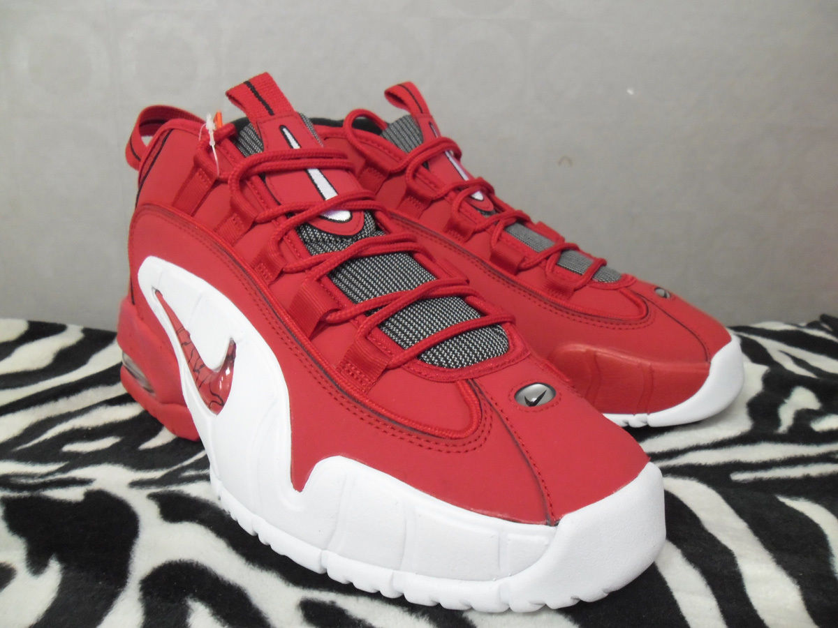 nike penny 1 red and white