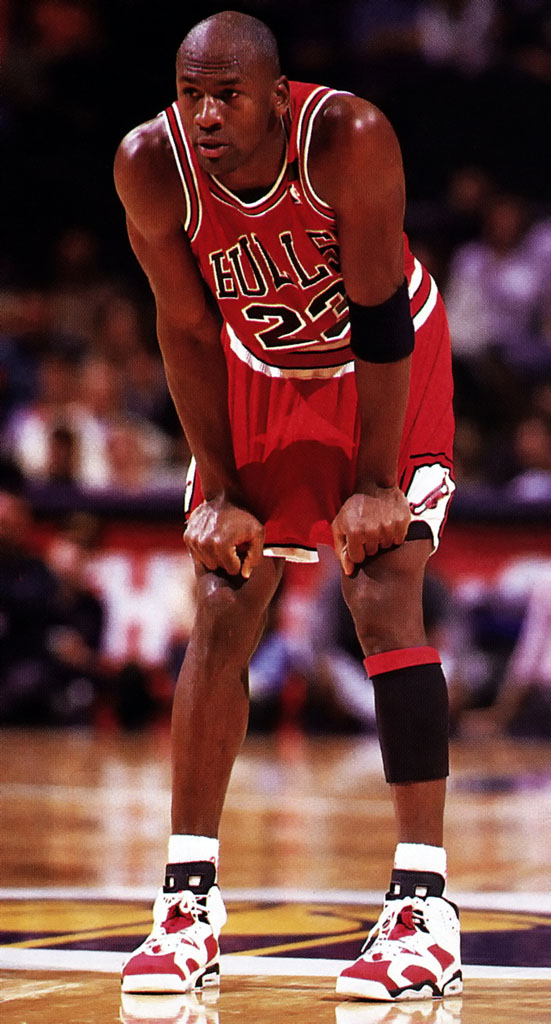 Michael Jordan Wearing Air Jordan VI 6 Carmine (11)