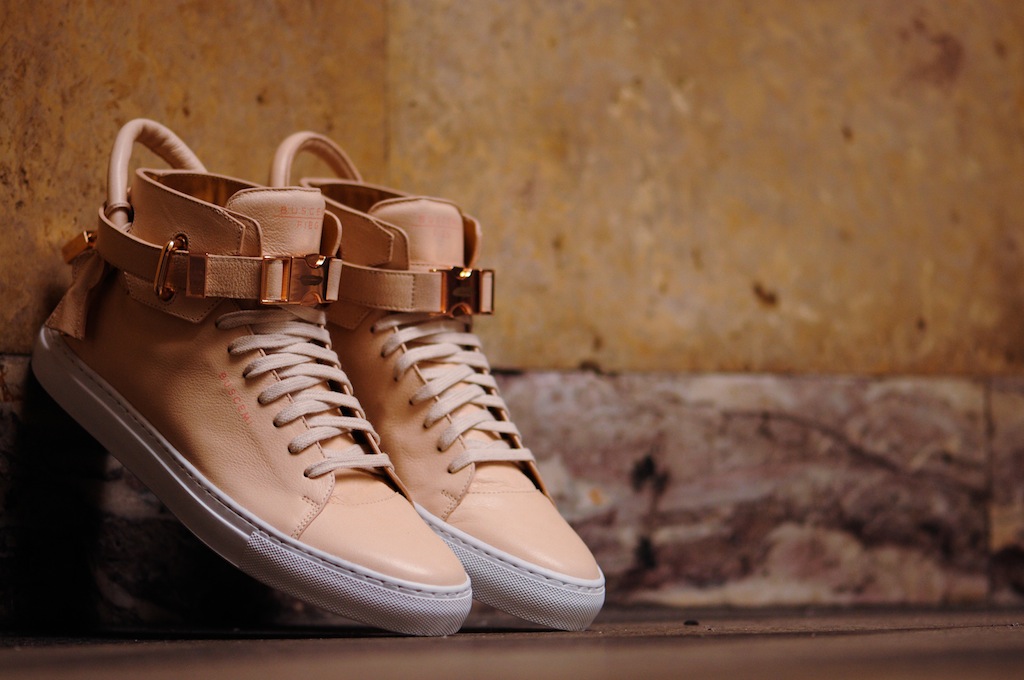 Ronnie Fieg for Buscemi 100MM Veg Tan Rose Gold Complex