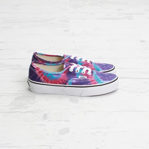 tie dye vans authentic