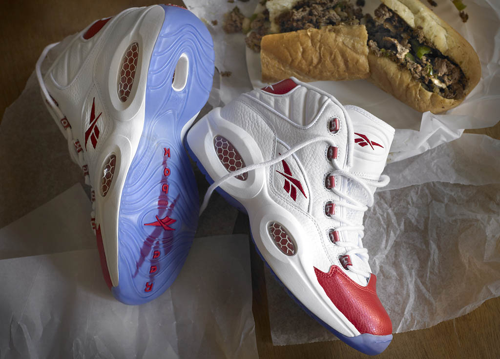 Reebok question 2024 white red