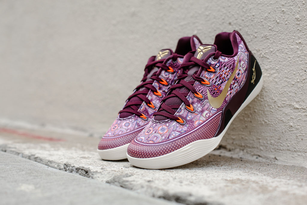 kobe 9 merlot metalic gold ttl orngナイキ