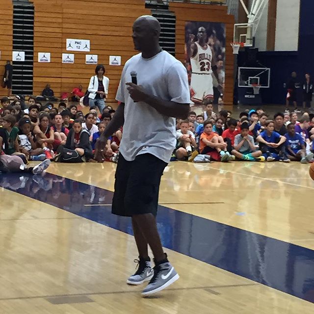 jordan wearing nike air flight one