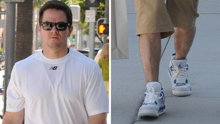 Mark Wahlberg Wears Air Jordan 4 