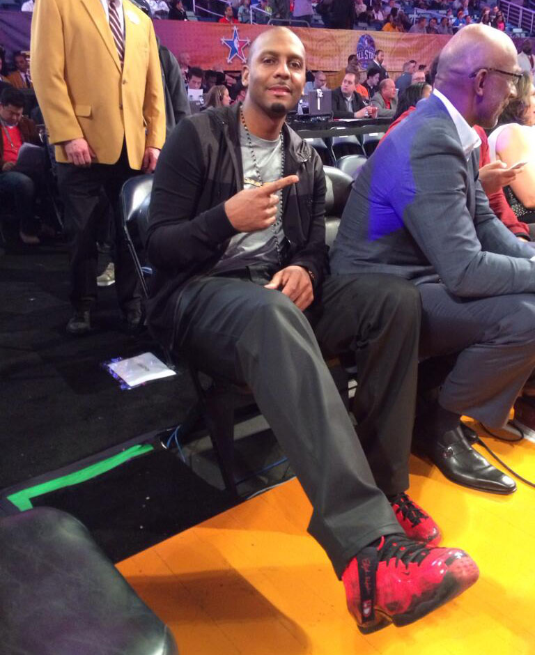 Penny Hardaway Wears Doernbecher Nike Foamposite | Sole Collector